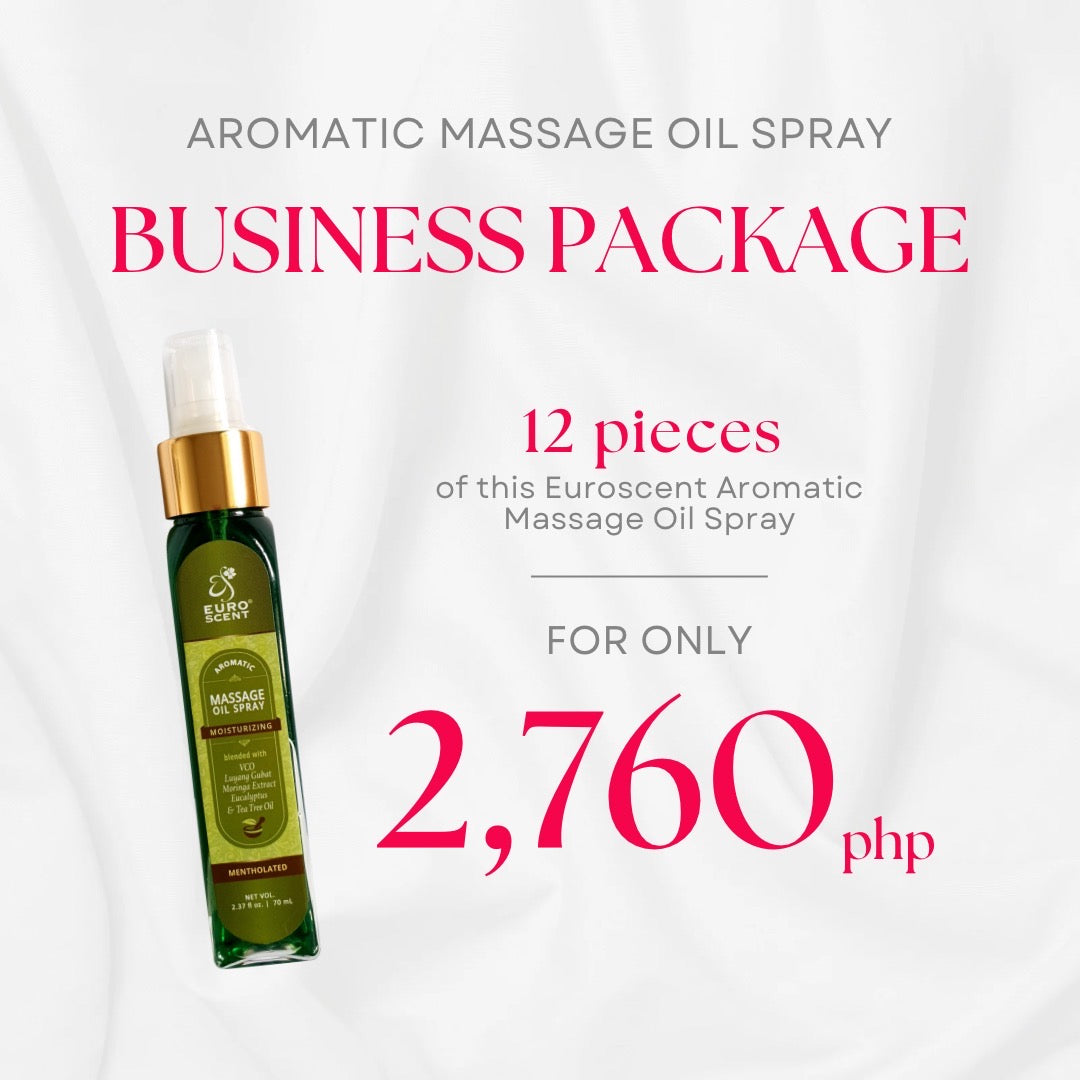 Euroscent® Aromatic Massage Oil Spray