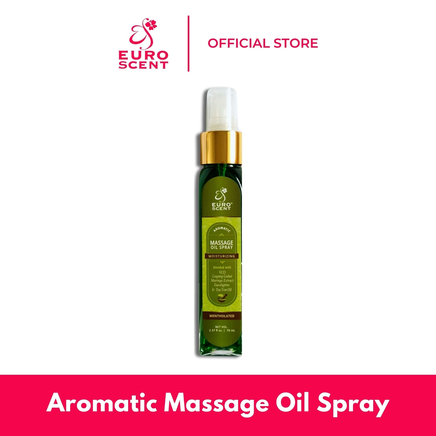 Euroscent® Aromatic Massage Oil Spray
