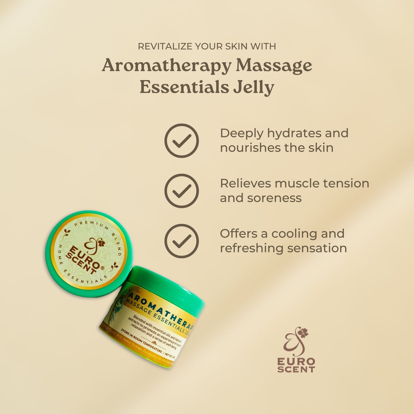 Euroscent® Aromatherapy Massage Essentials Jelly Bundle (Set of 2)