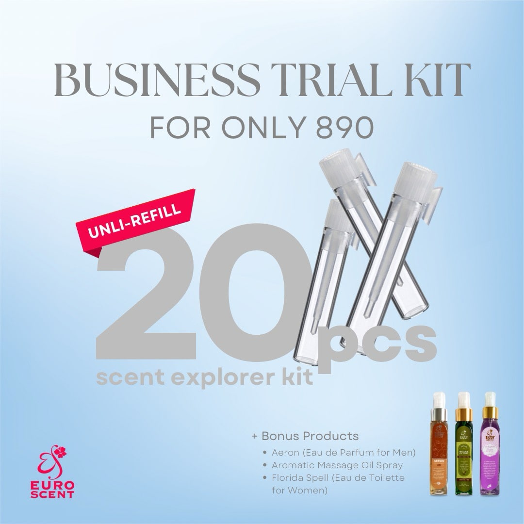 Business Trial Kit : Set B - Aromatic Massage Oil + Aeron EDP For Men + Florida Spell EDT For Women