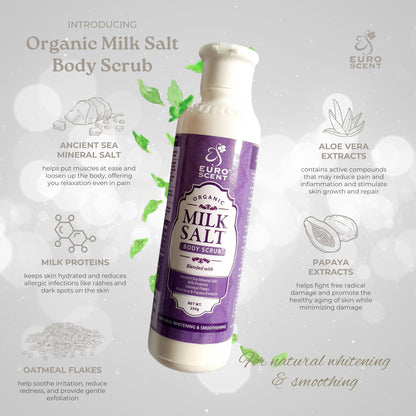 Euroscent® Organic Milk Salt Body Scrub