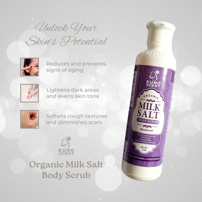 Euroscent® Organic Milk Salt Body Scrub